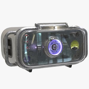 3D SciFi Transistor Console CTRL 9561 model