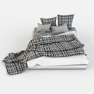 bed linen 3d max