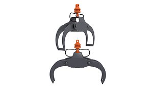 forest crane 3D model