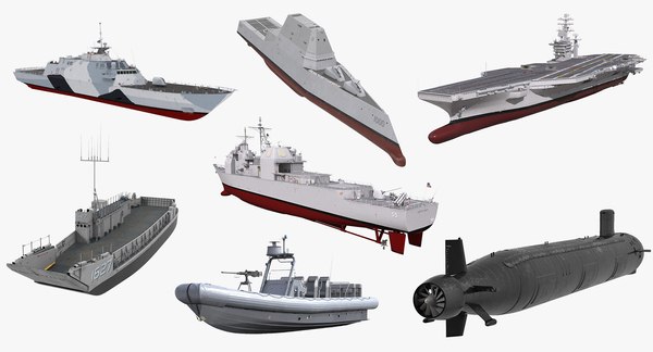 3D model warships 2 stealth ship - TurboSquid 1238448