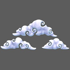 Clouds cartoon V05