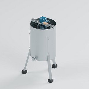 Three Frame Manual Honey Extractor with Crank and Drain Gate