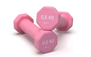 Plastic Dumbbells 0,5 kg
