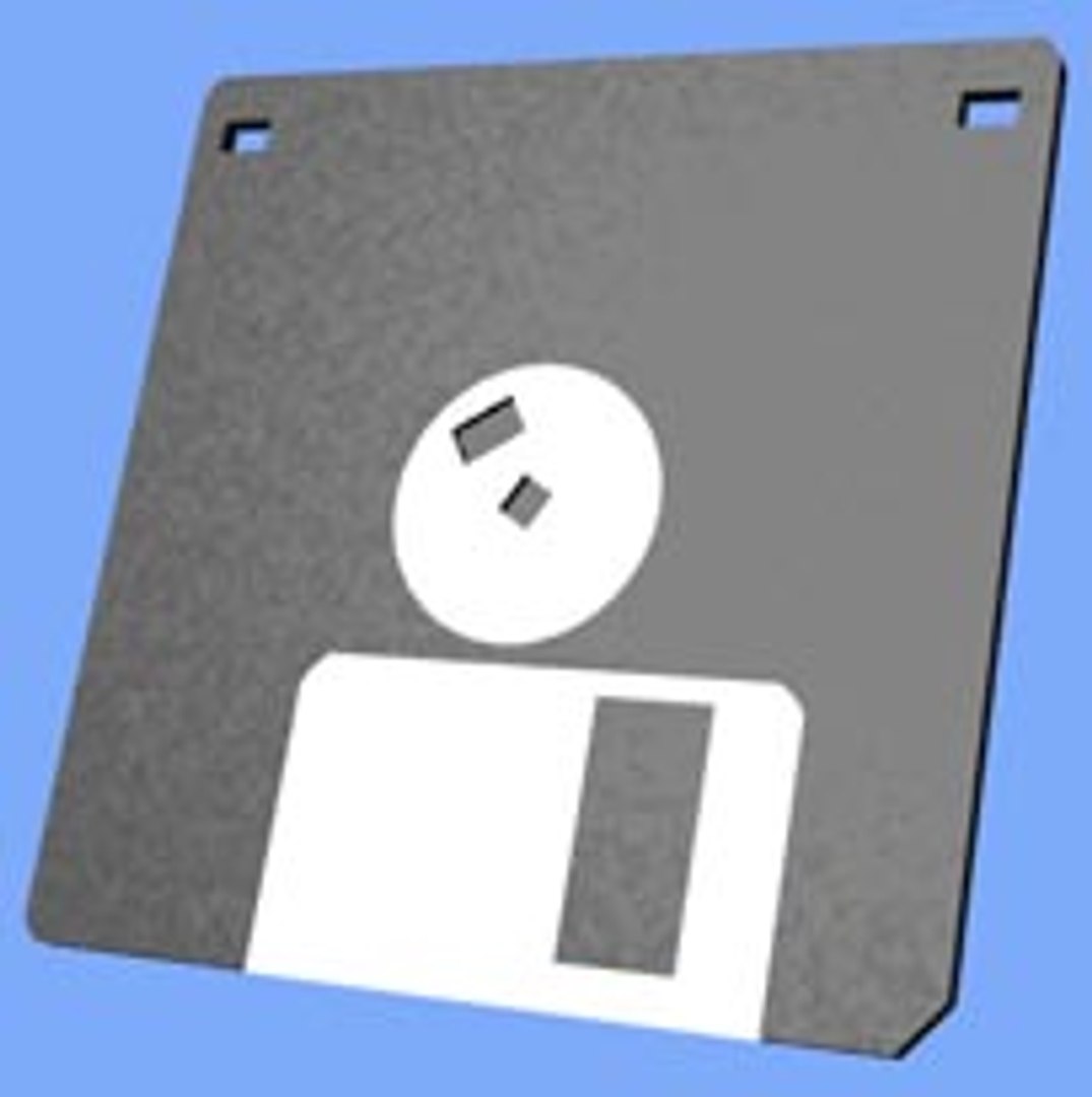 3d lwo floppy disk