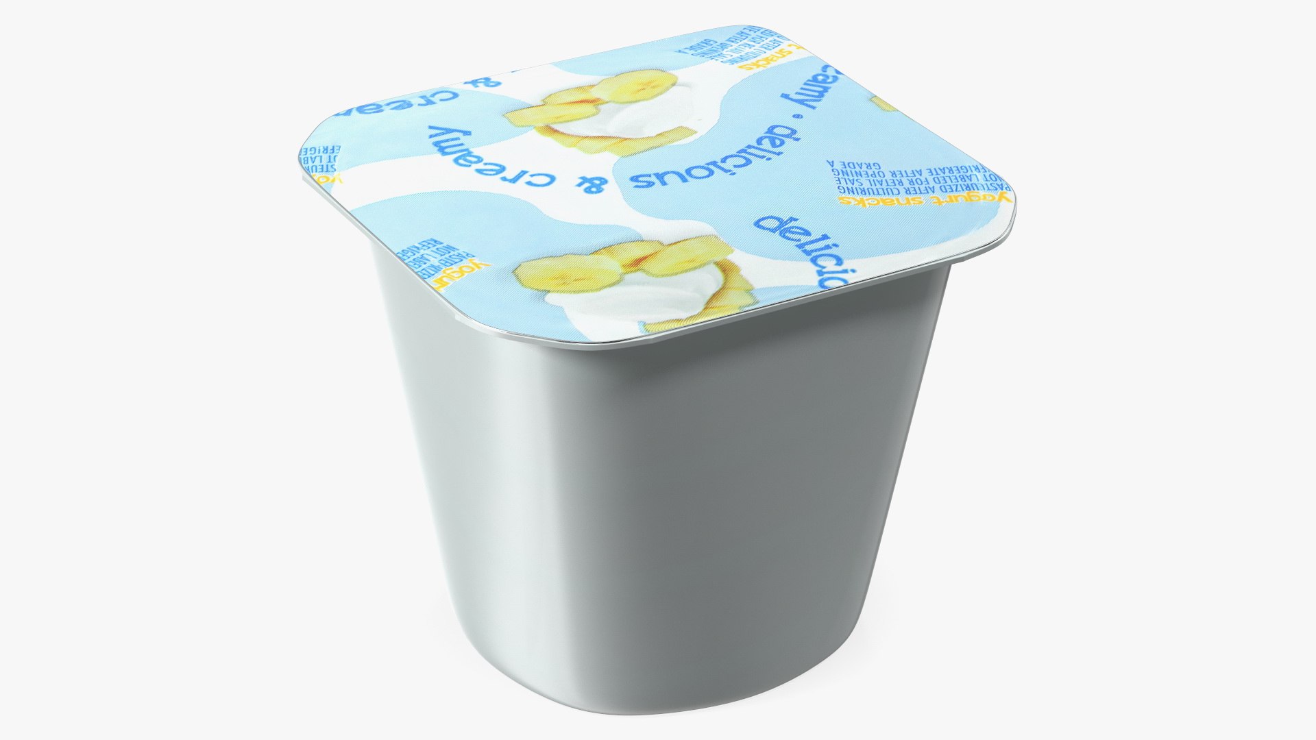 Banana Yogurt Gerber 3D model preview