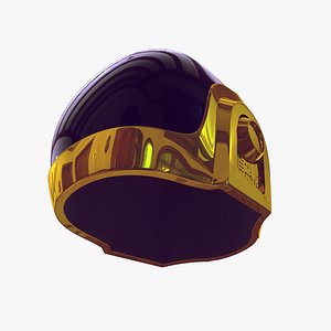 Gold helmet