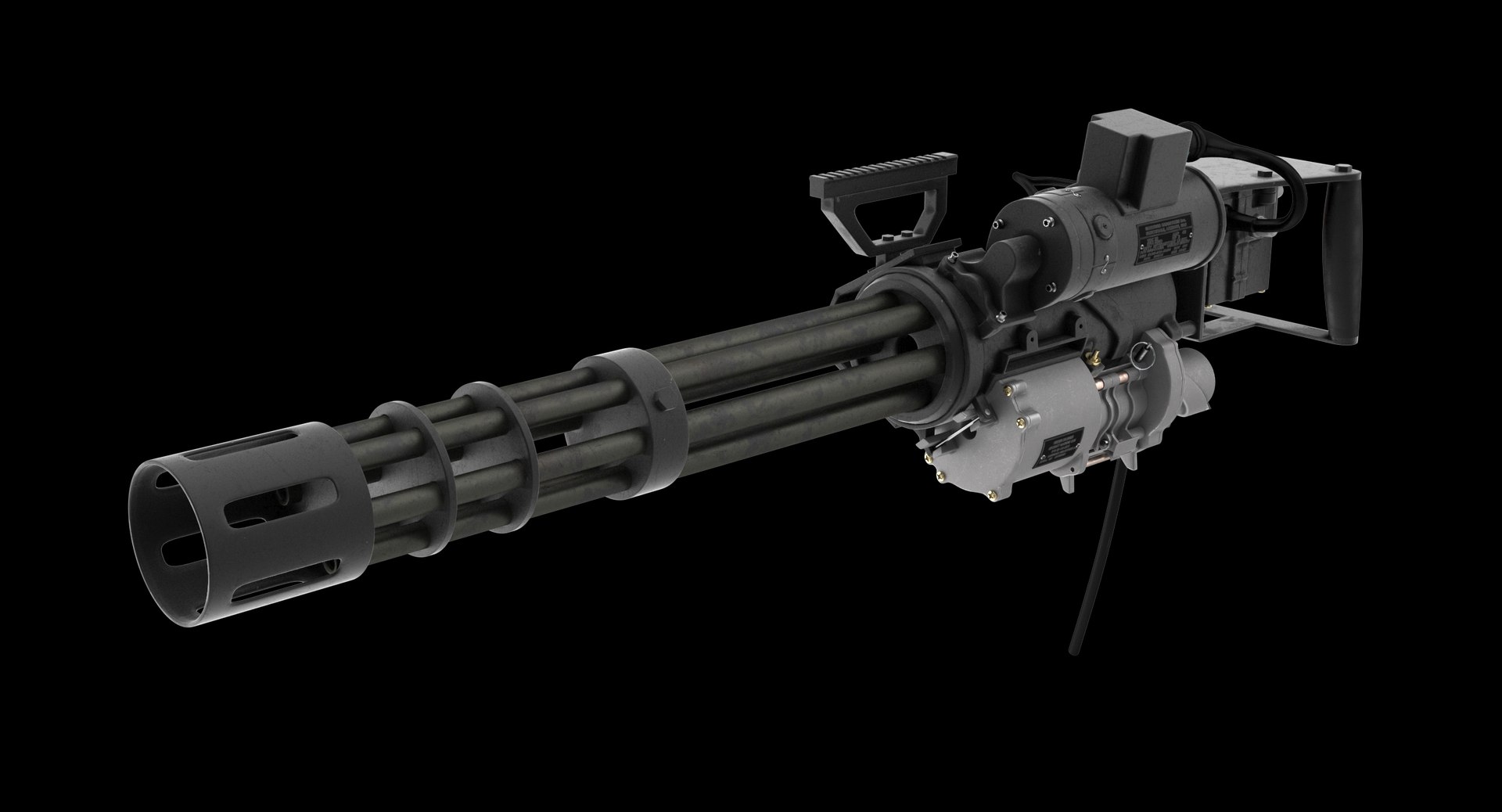 M134 Minigun Clean 3D - TurboSquid 1196777