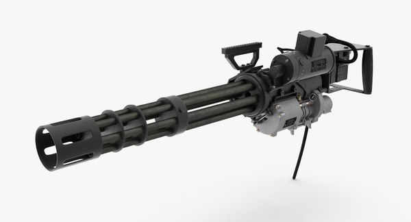 M Minigun Black - Rusarms military custom parts and minifigures Lego | Nevabrick
