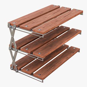 Wooden Camping Shelf