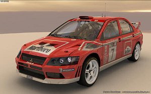 lancer wrc 3d model