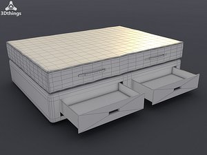 Air Coniston Double Divan Luxfirm Ortho Mattress - 4 Drawers