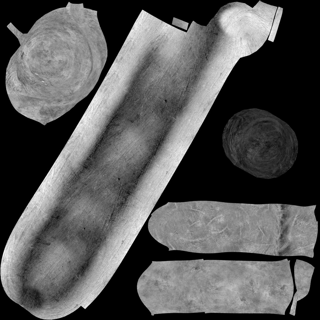 3D Model Threesectional Staff Triple Nunchaku TurboSquid 1274427