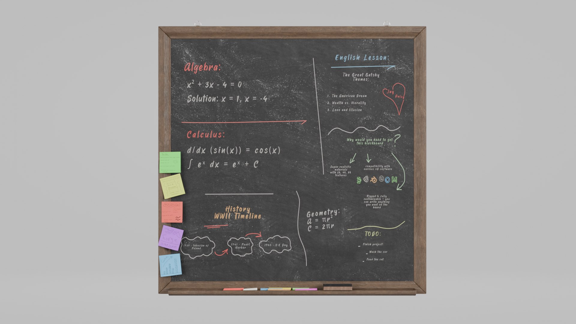 3D Customizable Wall Wooden Chalkboards - Complete Writing Board Collection model https://p.turbosquid.com/ts-thumb/Yh/bz6tGC/xl/r_1/png/1785621337/1920x1080/fit_q87/5be7ce942a47f9c15d20f8604bca9b59aa448eb6/r_1.jpg