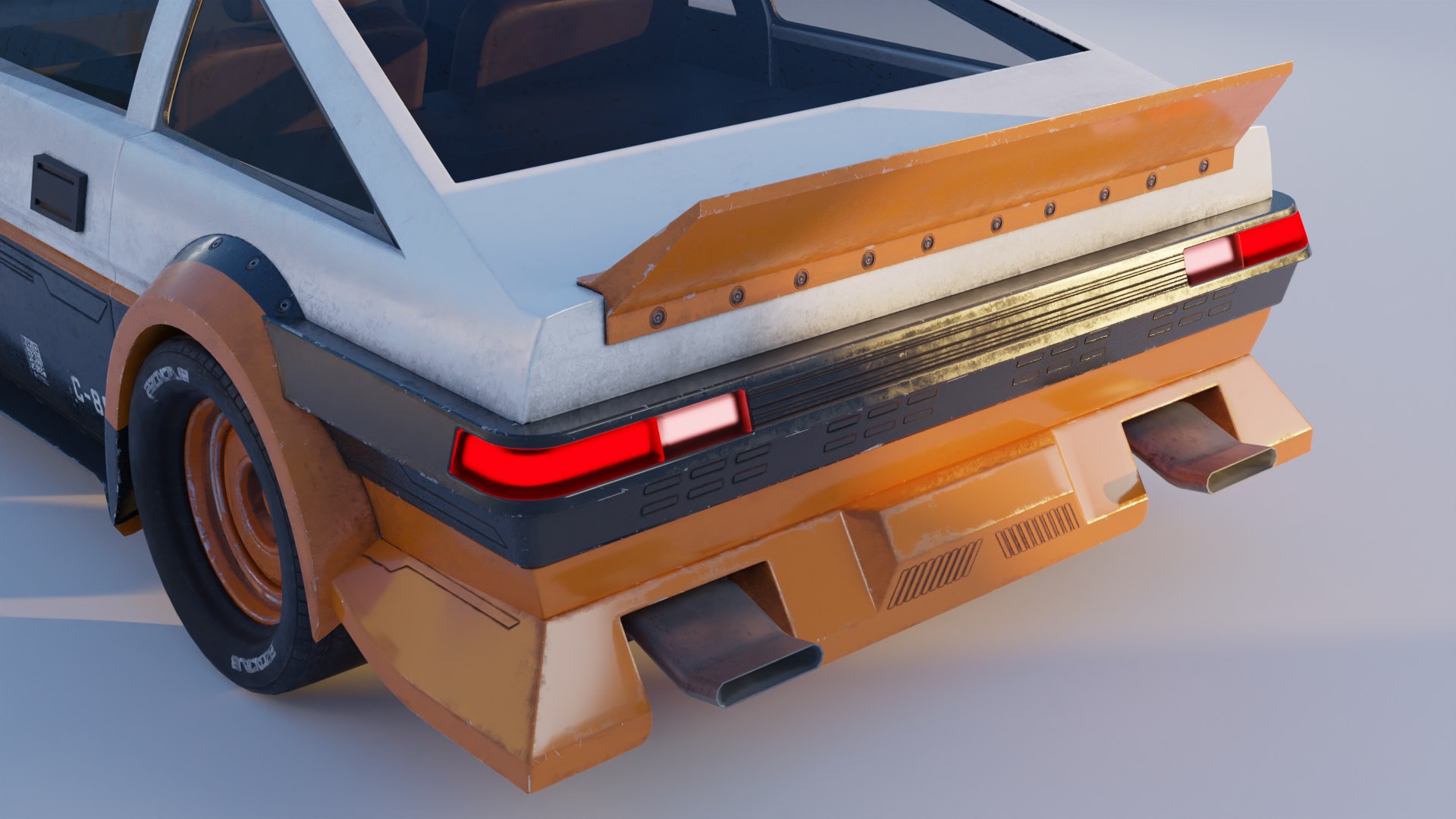 Cyberpunk Fictional AE86 3D Model 3D Model - TurboSquid 2090968