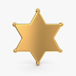 Sheriff Star 3D model