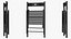 3D Folding Chairs Closed Collection