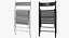 3D Folding Chairs Closed Collection