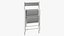3D Folding Chairs Closed Collection