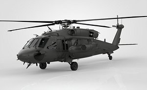 Black Hawk Sikorsky UH-60 3D model