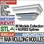 Architectural Moulding Modules Collection Revit STL Printable