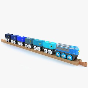 3ds max kids train toy