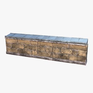 Brick Wall 0003 3D model
