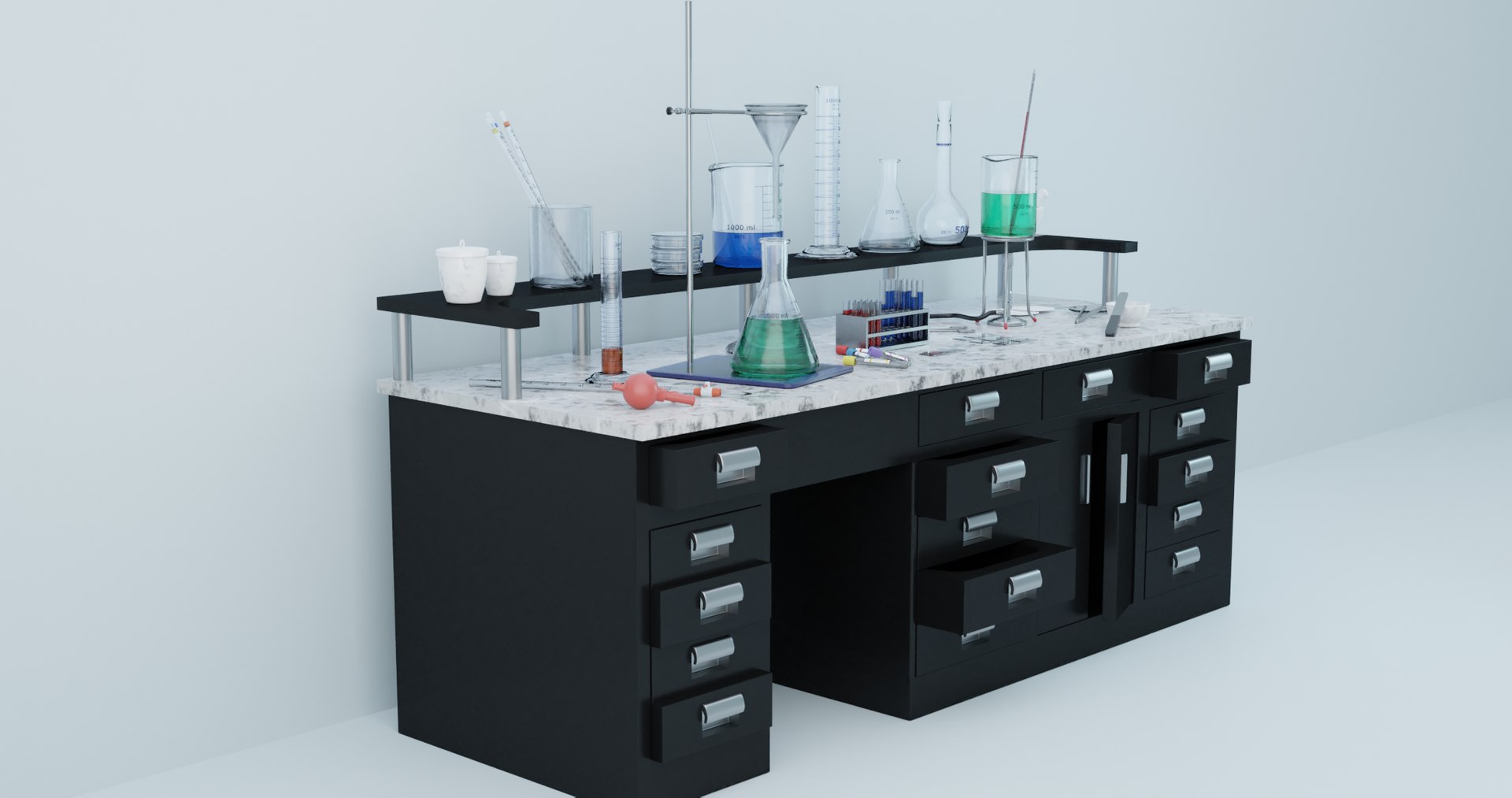 3D Laboratory Equipment Material de laboratorio model - TurboSquid 2081102