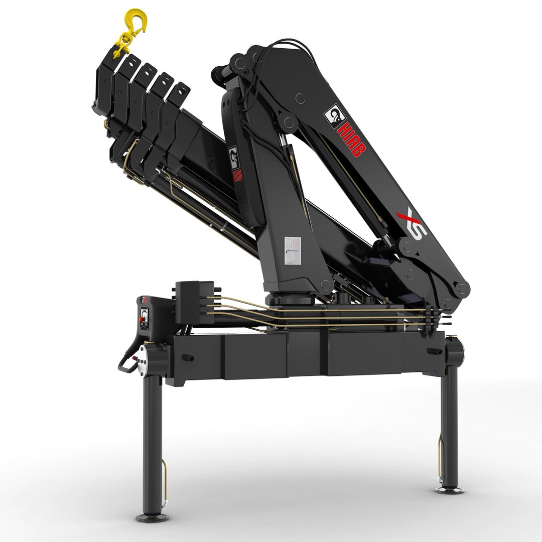 3d Crane Hiab 099