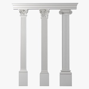 Fluted Pilaster Set