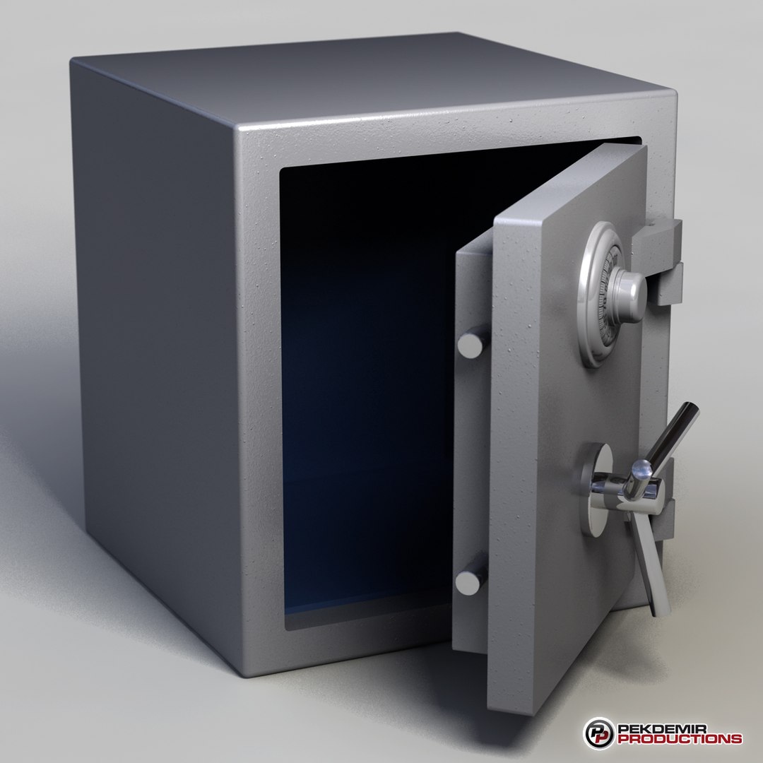 3d Bank Safe Model