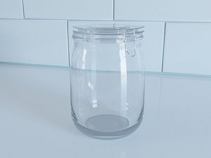 Glass jar
