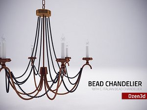 18TH C. ITALIAN BEAD CHANDELIER