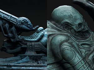 Alien Space Jockey 3D model