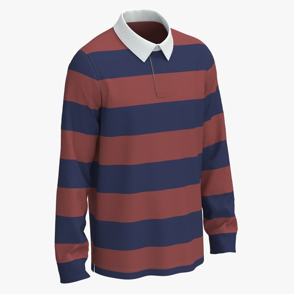 modelo 3d Camiseta de rugby - TurboSquid 2171127