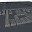 processor computer chip 3d model