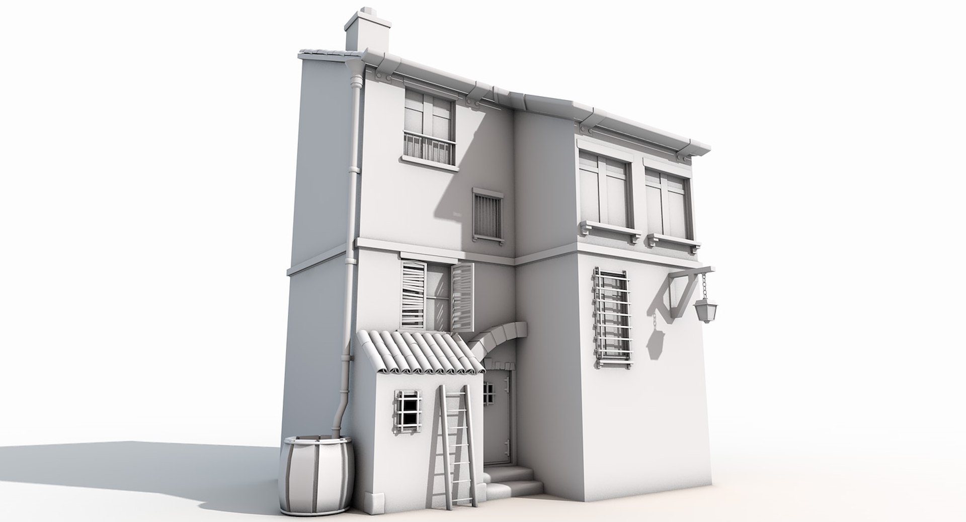 Maya Architecture Modeling