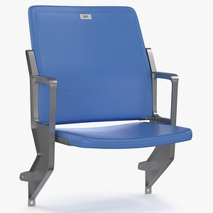 Plastic Stadium Seat Open Wall Mount model