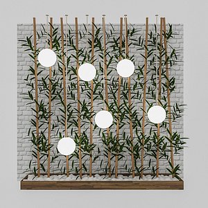 3D bamboo decor