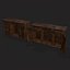 3D model Rustic Cabinet and Drawer