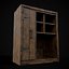 3D model Rustic Cabinet and Drawer