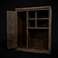 3D model Rustic Cabinet and Drawer