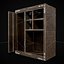 3D model Rustic Cabinet and Drawer