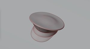 3D Peaked cap