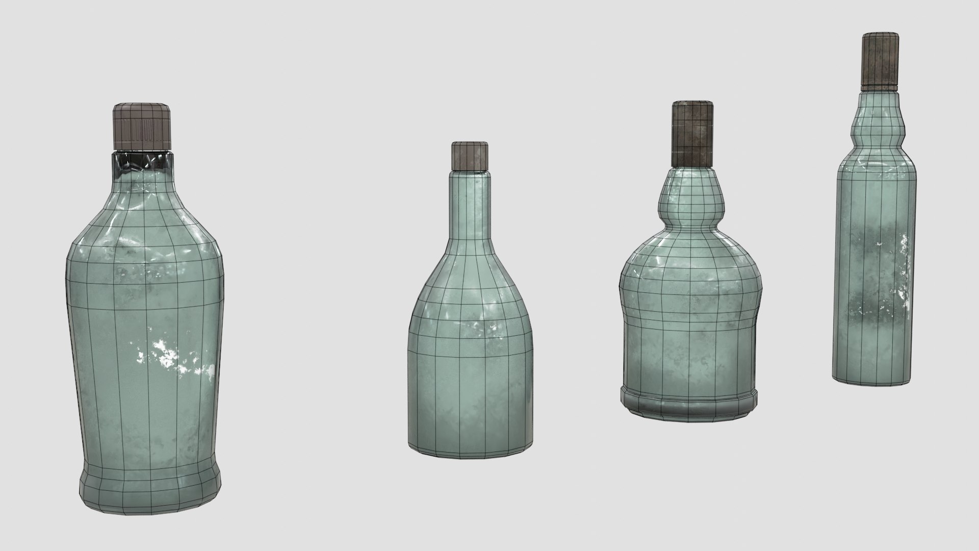 Old Bottles 3D model https://p.turbosquid.com/ts-thumb/Yi/NjVfKm/J5/wire_0002/jpg/1626181897/1920x1080/fit_q87/4113eadb25c5228593a83f9e1c2b40d710c283a8/wire_0002.jpg