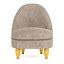 Oval Style Slipper Lounge Armchair model
