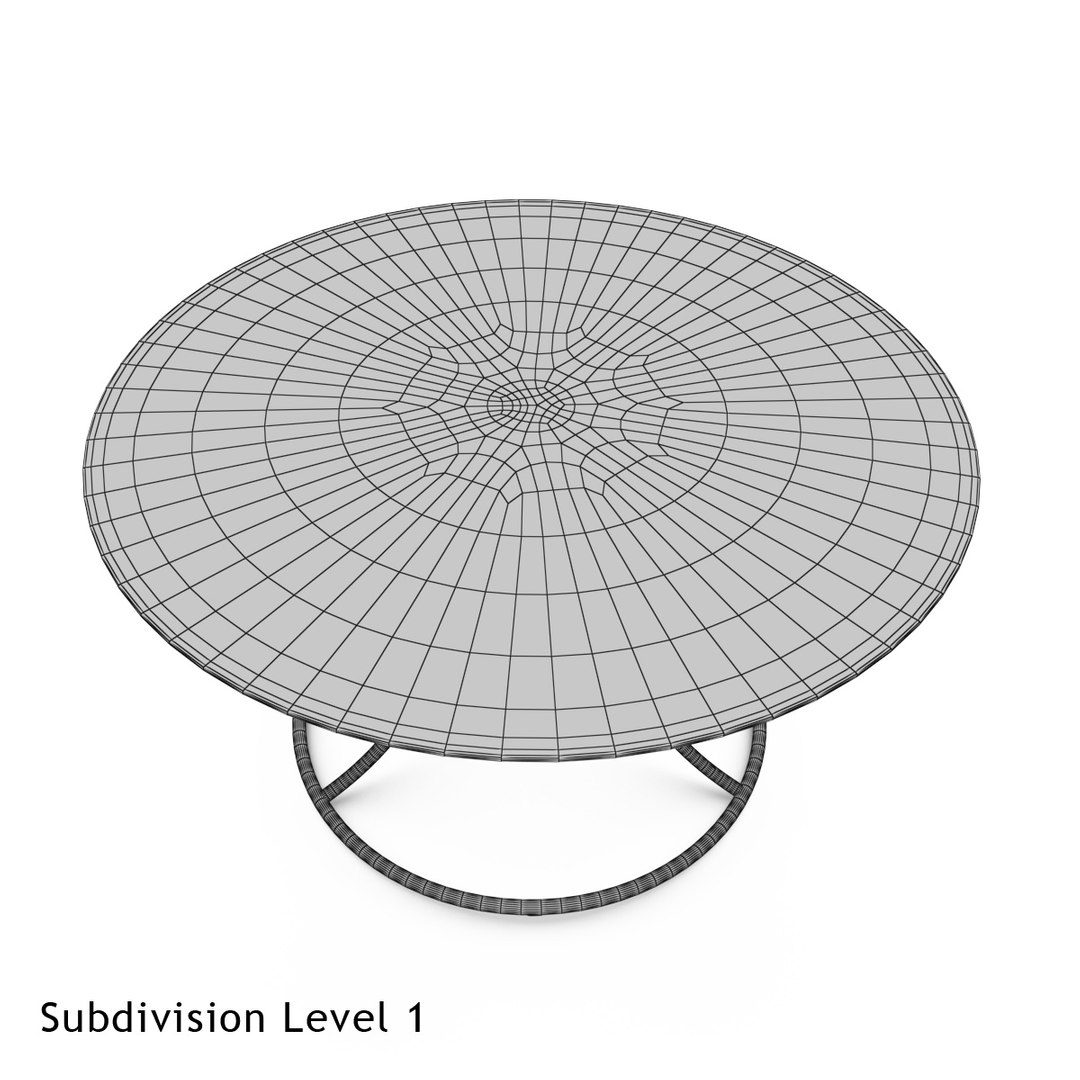 Concept Table Modern Furniture 3d Obj