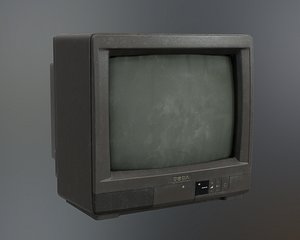 3D model tv 90s