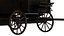 3D Wooden Wagon low polygon