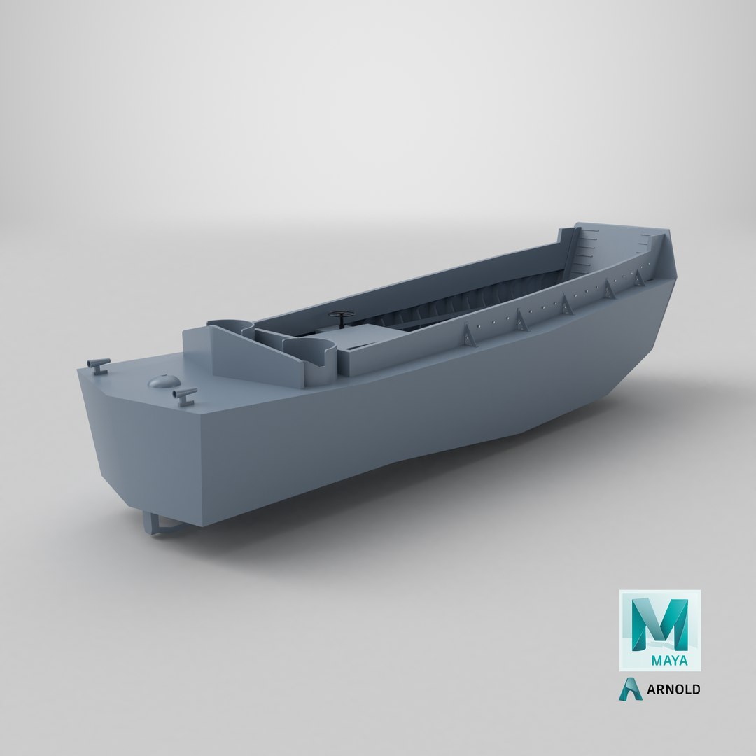 3D LCVP Landing Craft  vehicle personnel WWII Military Boat  PBR Game Ready 3D Model https://p.turbosquid.com/ts-thumb/Yi/Suqrne/4o/stemcell_maya_arnold_render/png/1771542629/1920x1080/fit_q87/51a8a450e74cd8f877e941818e46b657b503d7c1/stemcell_maya_arnold_render.jpg