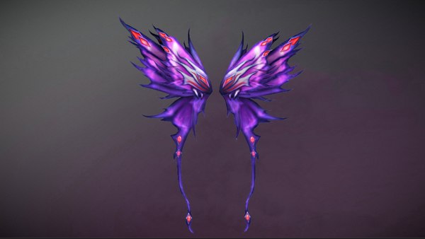 3D Butterfly Wing model - TurboSquid 1897125